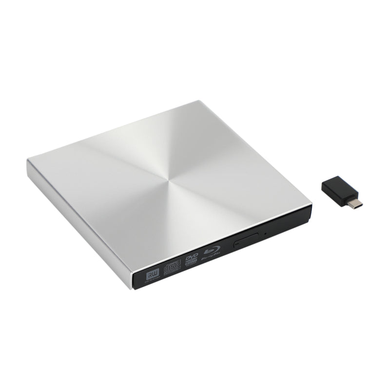 Blu Ray Drive USB 3.0- und Typ-C-DVD-Brenner Tragbarer BD-Combo Player Reader