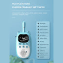 2-pack barn walkie talkies 22-kanals 2-vägs radio 3 km räckvidd Handhållen Original