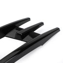 2kpl musta etusumuvalolamppu kulmakarvojen peite VW Golf 7 MK7 2014-2017