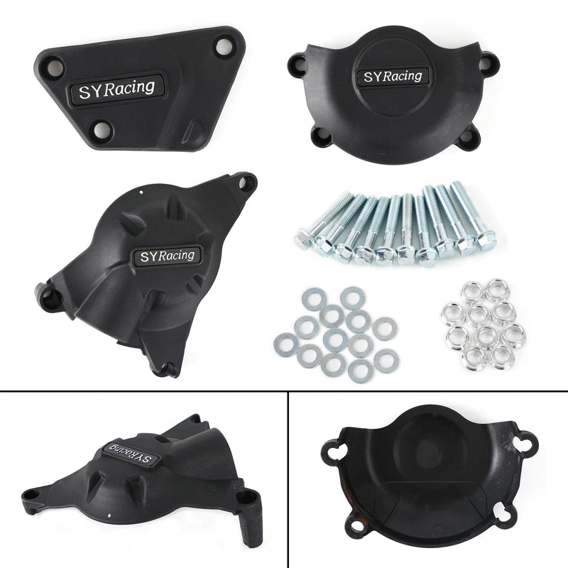 Tapa del motor estator izquierdo cárter apto para Yamaha Yzf600/Yzf R6 2006-2019 Genérico