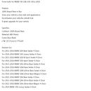 Glanssvart nyregitter foran passer til BMW 3-serie F30 F35 2012-2017 doble lameller