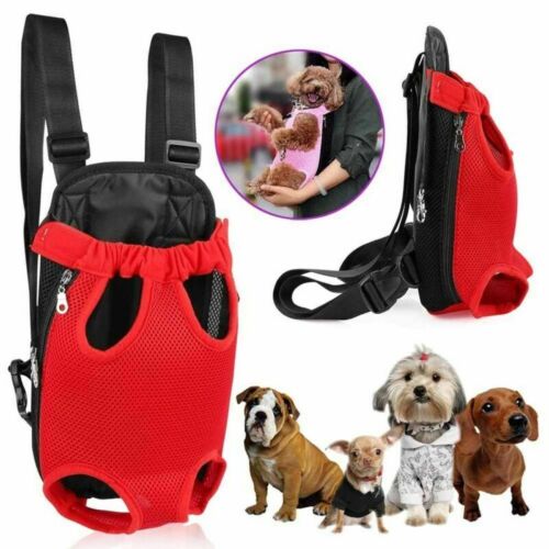 Tragbare Mesh-Haustier-Hundetrage-Welpen-Rucksack-Reise-Tragetasche-Umhängetasche