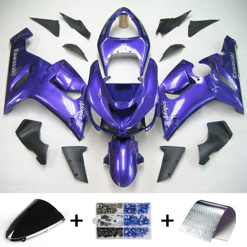 Kåpesett for Kawasaki ZX6R 636 2005-2006 Generisk