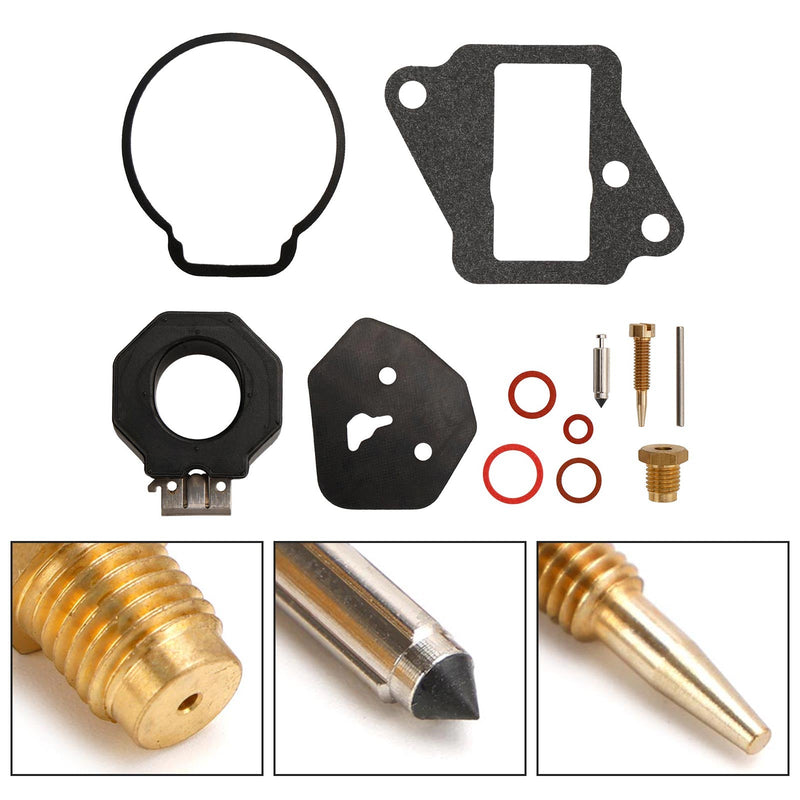 Kit de conversión de carburador adecuado para Yamaha 9,9 HP 15 HP 6E7-W0093-01 6E7-W0093-02