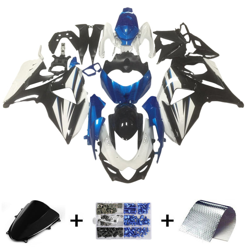 2009-2016 Suzuki GSXR 1000 K9 Injection Fairing Set Body Plastic ABS