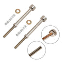 2X Vergaser-Umbausatz Leerlaufschraube Zündkerze passend für 90-06 Big Twin 27006-88