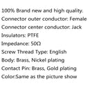 Pakke med 10 stik UHF-stik SO239 Jack skotloddepanel Montering lige