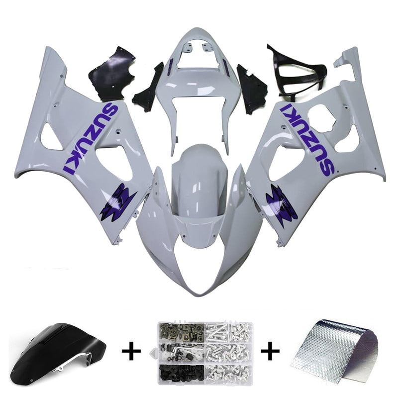 2003-2004 Suzuki GSXR1000 K3 Injection Fairing Set Body Plastic ABS