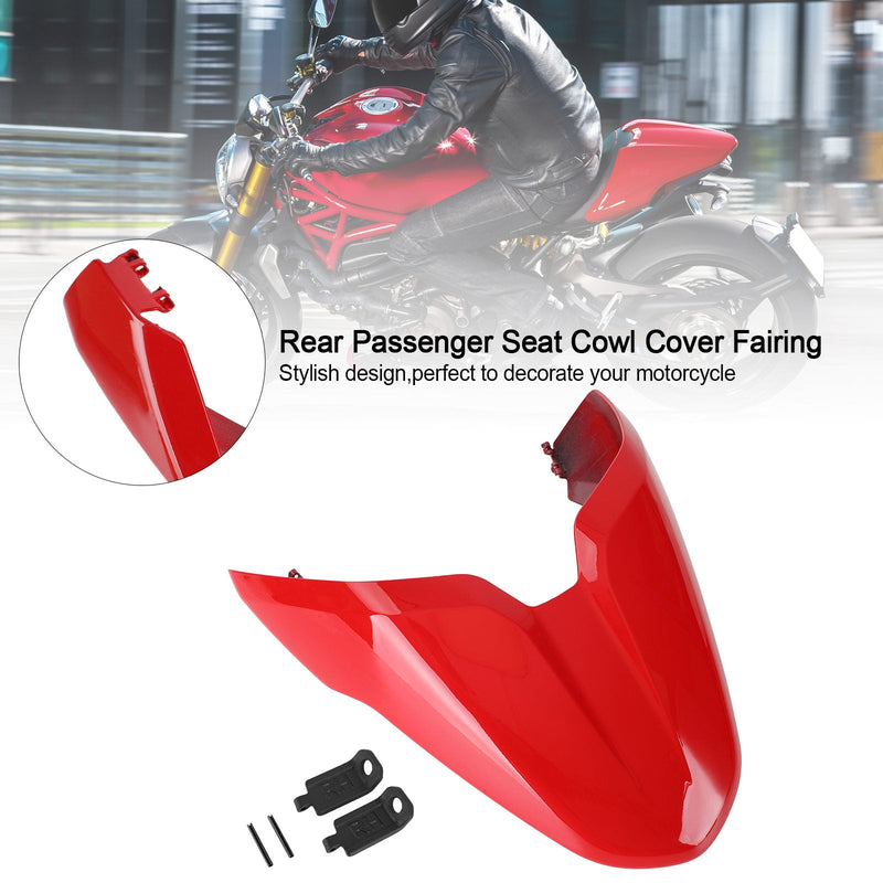 Cobertura do banco traseiro do passageiro/passageiro para Ducati Monster 797 821 1200 Generic