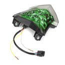 Piloto trasero intermitente LED para Kawasaki Z650 Ninja 650 Z900 17-24 Plata Genérico