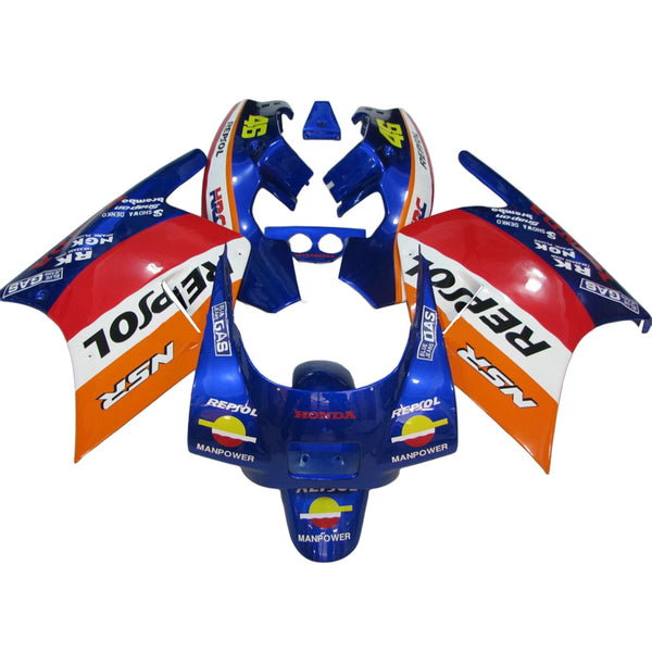 Amotopart Honda NSR250R 1988-1989 kåpa Set Body Plast ABS