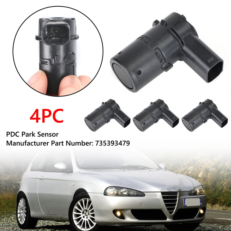 4X PDC pysäköintitunnistin 735393479 Alfa Romeolle 147 156 159 Fiat Stilo Lancia Generic