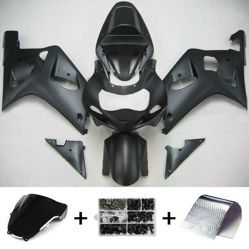 Conjunto de carenagens Suzuki GSXR600 2001-2003 corpo plástico ABS