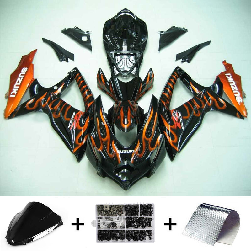 Suzuki GSXR 600/750 2008-2010 kåpesett karosseri plast ABS K8