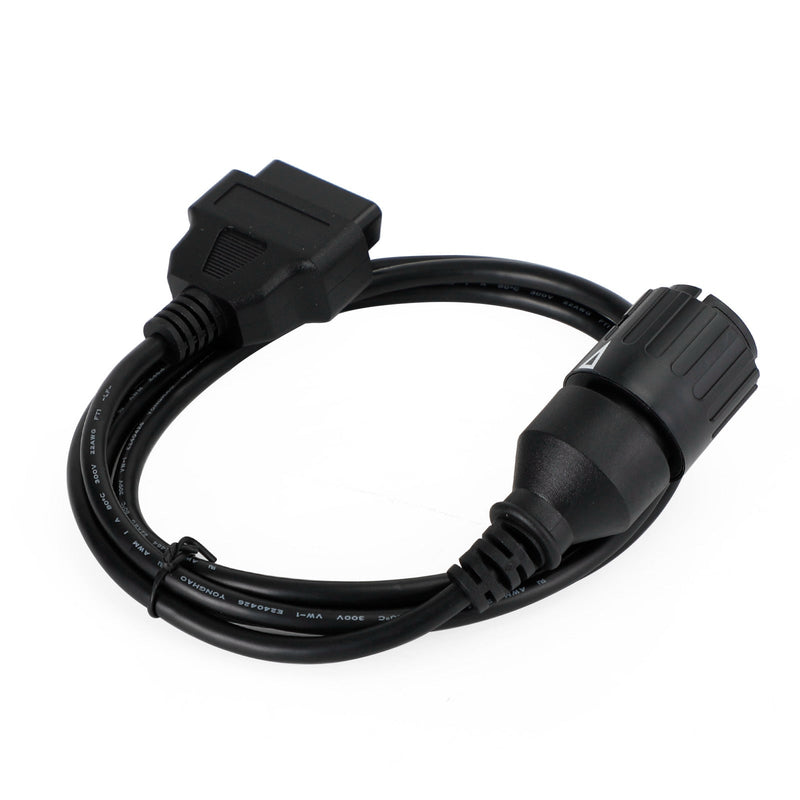 Conector do cabo BMW OBD2 cabo do scanner de diagnóstico da motocicleta 10 pinos a 16 pinos