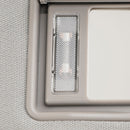 Toyota Highlander 2014-2019 Lewa osłona przeciwsłoneczna z toaletką Jasnoszara 74320-0E074-B0