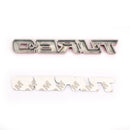 Metall 3D Turbo Logo Auto Emblem Abzeichen Aufkleber Kofferraum Stoßstange Aufkleber Silber generisch