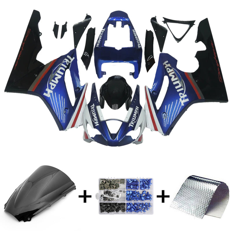 Amotopart Triumph Daytona 675 2006-2008 kåpa Set Body Plast ABS