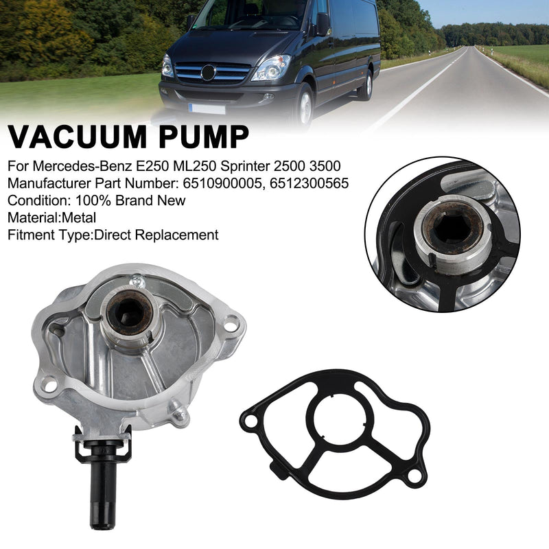 Vakuumpump 6510900005 6512300565 För MERCEDES SPRINTER 906 2006+