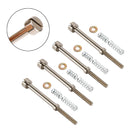 4X Vergaser-Umbausatz Leerlaufschraube Zündkerze passend für 90-06 Big Twin 27006-88