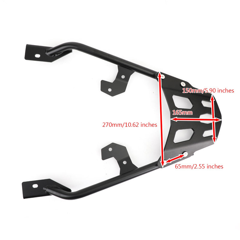 Bagasjebrett toppkoffertstativ svart for Honda X-ADV 750 XADV750 Bj 2016-2020 generisk