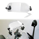 Motorsykkel Justerbar Clip On Windshield Extension Spoiler Vindavviser