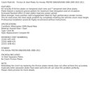 Kupplungsscheiben-Kit Reibungs- und Stahlscheiben für Honda TRX700 XX8/XX9/XXB 2008-2011 Generic