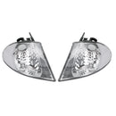 1999-2001 BMW serii 3 E46 Para przednich kierunkowskazów Kierunkowskazy Narożne przezroczyste światła