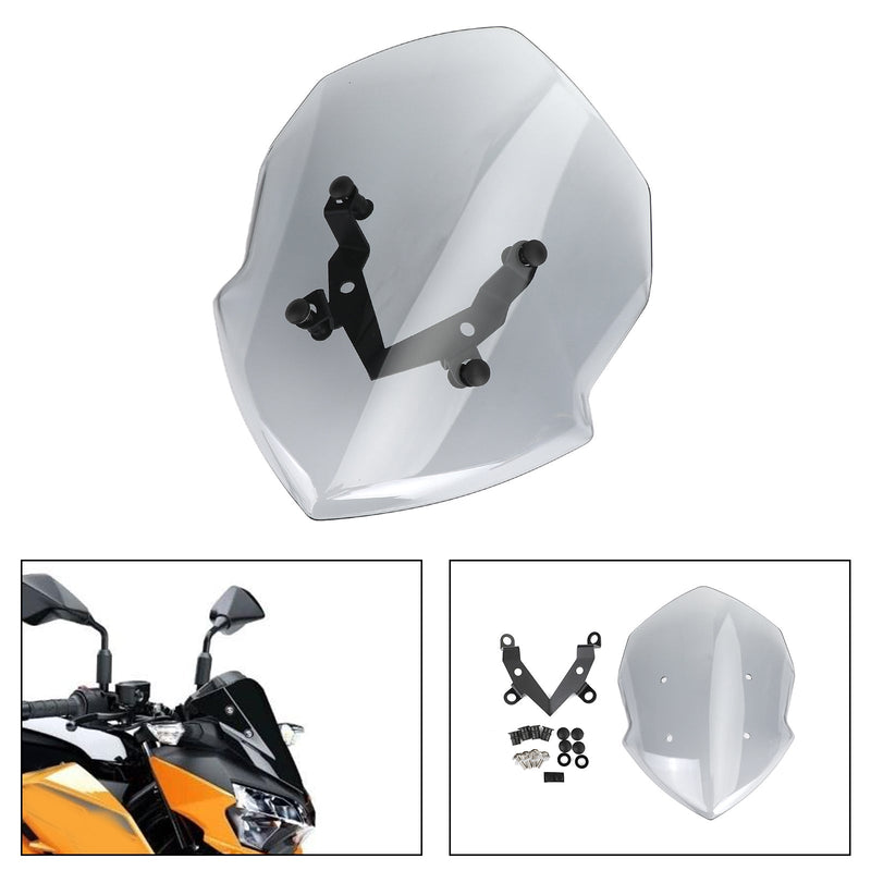 Szyba przednia motocykla ABS 4 mm do Kawasaki Z125 2019-2020 Generic