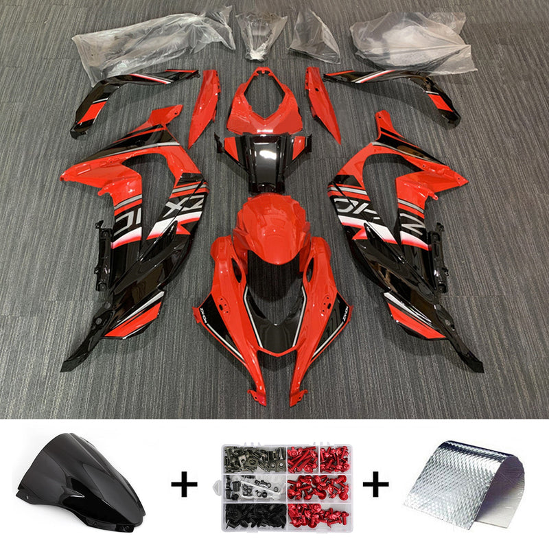 Amotopart kåpa set för Kawasaki ZX10R 2016-2020, kropp, plast, ABS