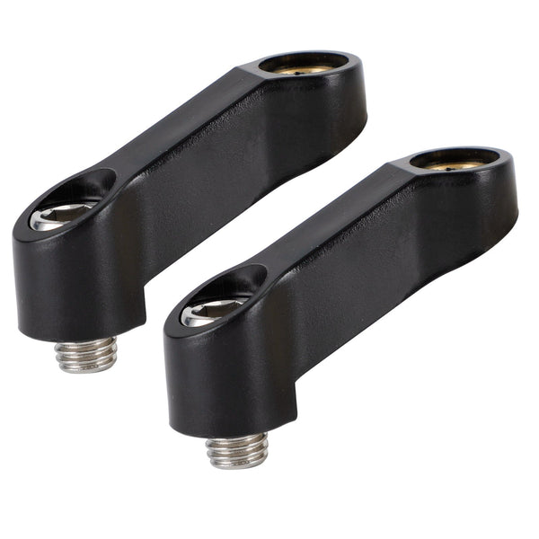 10mm x 1,5 motocykl ABS lustro Riser Extender Adapter wsporniki ramię prawa para