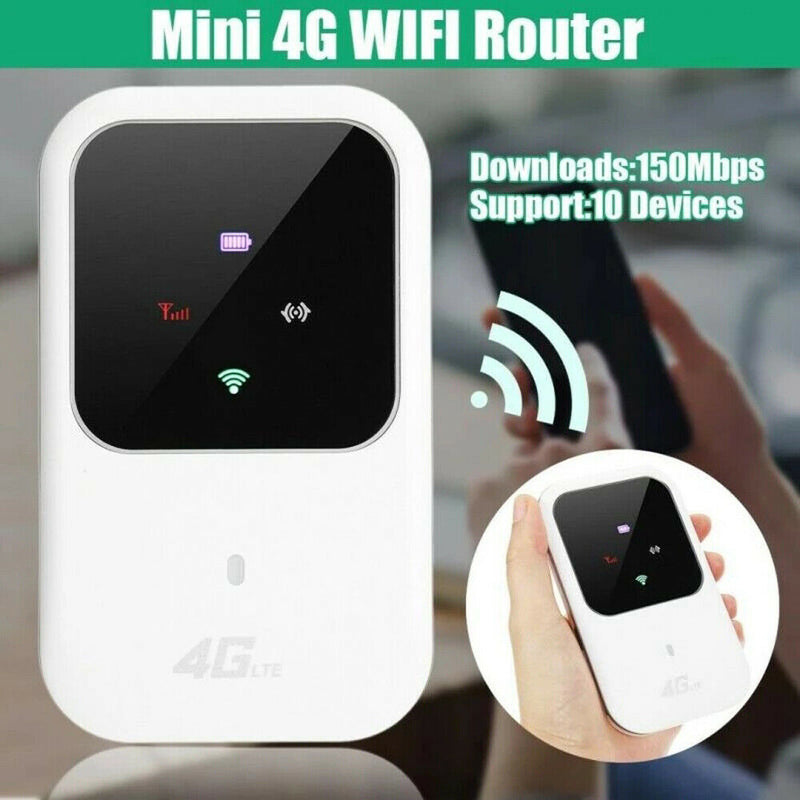 100 Mbit / s Wireless 4G LTE Mobile tragbare WiFi -Router MiFi Modem Hotspot 2100mah