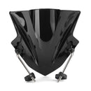 Universal 7/8 '' 22 mm Manillar ABS Plástico Parabrisas de motocicleta Parabrisas genérico