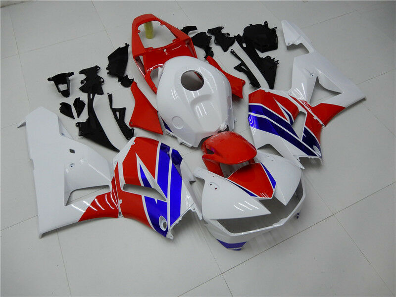 Kit de carenagem Honda CBR600RR 2013-2021 branco azul ABS injeção carroceria genérico