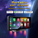 Reproductor MP5 inalámbrico Carplay Bluetooth Radio Estéreo FM de 10,26 pulgadas + cámara 4 LED