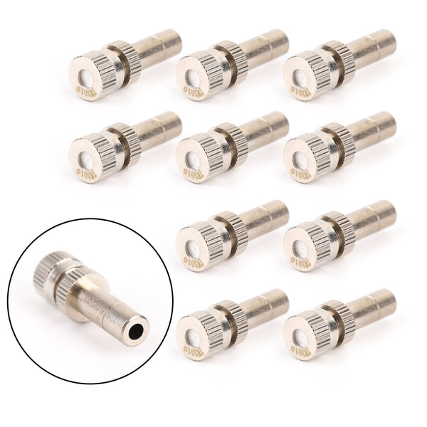 10 x Bicos de Névoa Mister Sprinkle para Sistema de Resfriamento 0,012" Conector Rápido