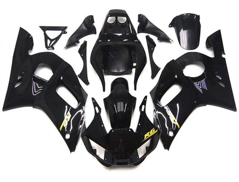 Amotopart kåpa set för Yamaha YZF 600 R6 1998-2002, kropp, plast, ABS