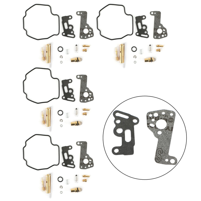 Forgasser Carb Rebuild Reparasjonssett egnet for Yamaha VMX 1200 V MAX VMAX XVZ 1300 Generic