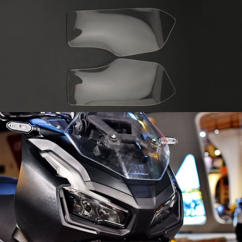 Osłona soczewki przedniego reflektora, odpowiednia dla Honda Adv 150 2019-2020 Smoke Generic