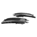 2PCS Front Nebelscheinwerfer Abdeckung Lünette Grill Grille Fit Audi A6 4G C7 2012-2015