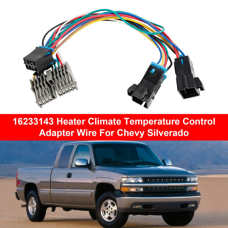 16233143 Cabo adaptador de aquecimento, ar condicionado e controle de temperatura para Chevrolet Silverado