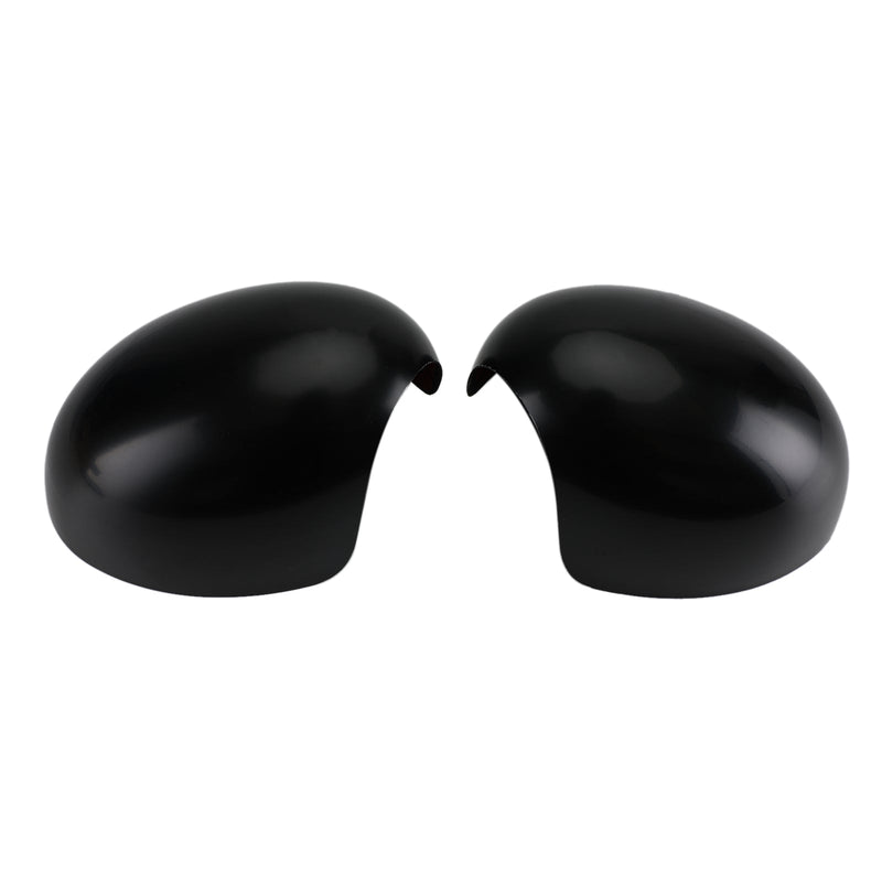 2 x cubiertas de espejo negras para MINI Cooper R55 R56 R57 Producto genérico de alta calidad