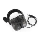 C5 Einstellbares Headset mit Geräuschunterdrückung, 6-polig, U94 PTT für HYT TD500 TD510 TD520