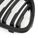 Mattamusta tuplalista etupellin munuaissäleikkö sopii BMW X1 E84 2009-14 maastoautoon