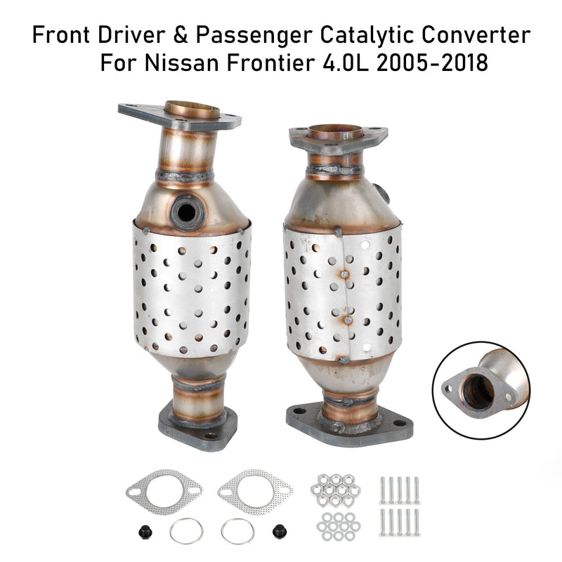 Nissan Frontier Pathfinder 4.0L förar- och passagerarkatalysator fram