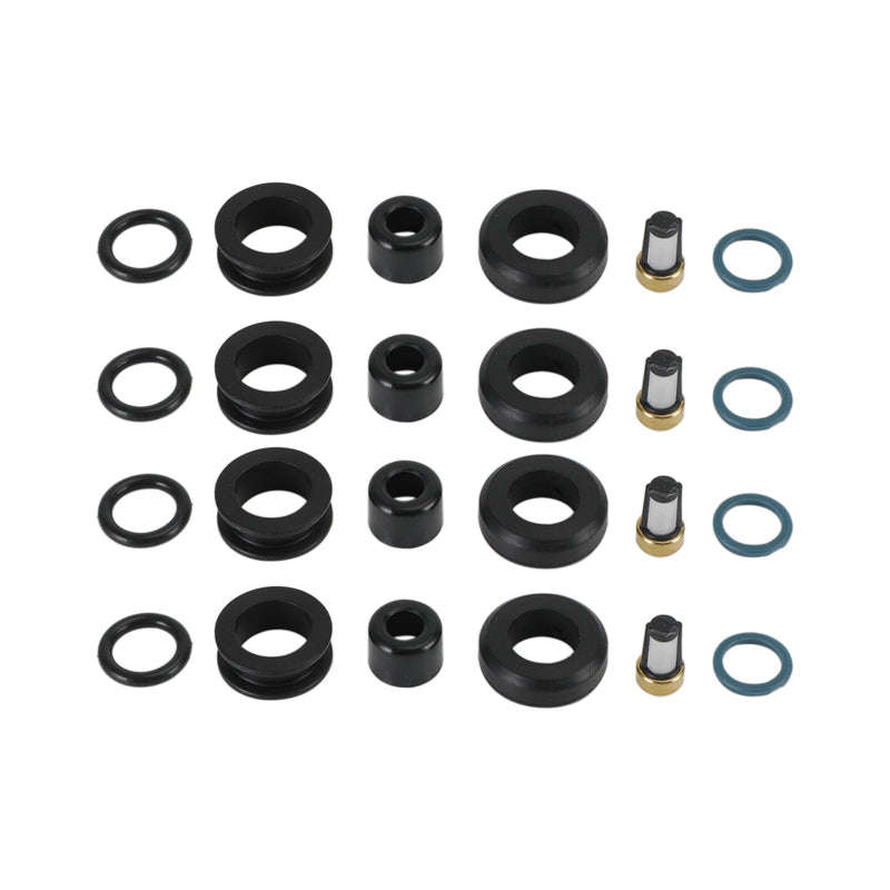 Kit de junta de reparo de injetor de combustível 4PCS 1001-87F90 adequado para Toyota Corolla 1.8L adequado para Lotus