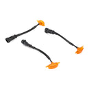 3kpl Keltainen linssi Keltainen LED-lamppu Raptor eturitiläajovalo Ford F-150