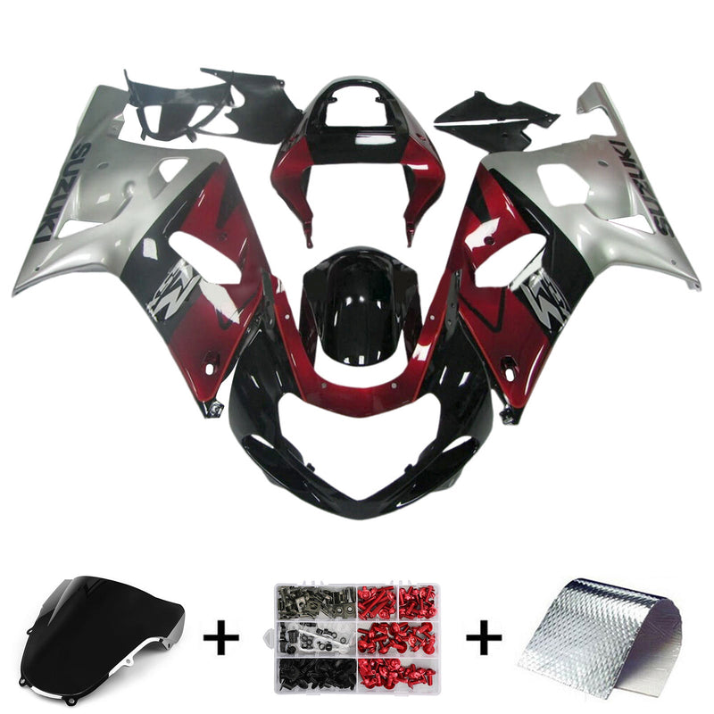 2001-2003 Suzuki GSXR600 GSXR750 2000-2003 K1 Injection Fairing Set Body