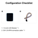 1,5-Zoll-IPS-Display, SPI-Schnittstelle, abgerundeter Bildschirm, NV3030B LCD-Erweiterungskarte