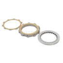 Koblingssæt stål & friktionsskiver til Honda NT NV VRX 400 Steed 400 1983-2002 Generisk